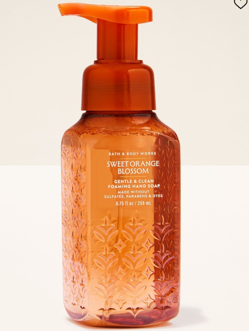 Bath & Body Works Sweet Orange Blossom Gentle Foaming Hand Soap 8oz NEW RARE